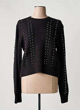 Pulover elasticitate mâneci lungi negru FREEMAN T.PORTER femeie