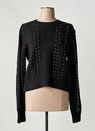 Pulover elasticitate mâneci lungi negru FREEMAN T.PORTER femeie