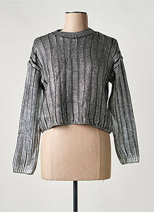 Pulover argintiu ONLY femeie