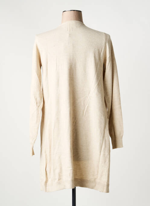 Vestă cu mâneci lungi bej CREAM femeie