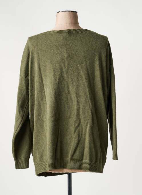 Vestă cu mâneci lungi verde PLEASE femeie