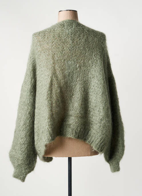 Vestă cu mâneci lungi verde TWNS THE LABEL femeie