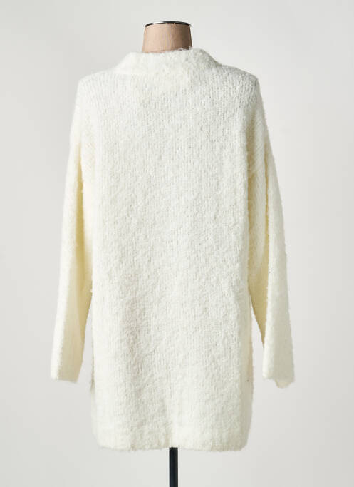 Pulover tunică alb CREAM femeie