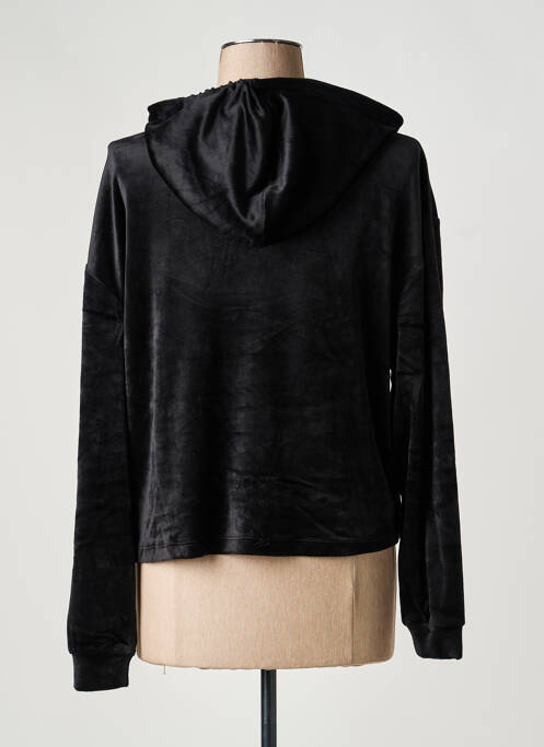 Hanorac cu glugă negru PIECES femeie