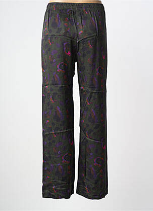 Pantalon drept talie înaltă talie înaltă verde IMPERIAL femeie