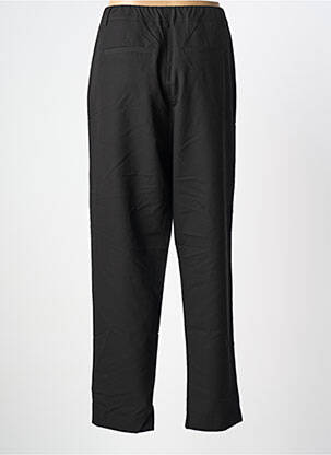 Pantalon chino țesătură poplin mărime normală negru CREAM femeie