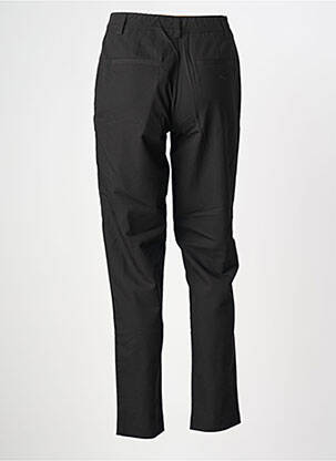Pantalon chino țesătură poplin mărime normală negru CREAM femeie