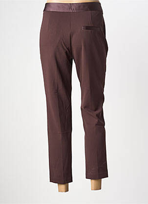 Pantalon 7/8 talie cu cleme mărime normală maro IMPERIAL femeie