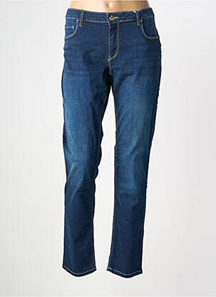 Blugi cu croială slim albastru FRACOMINA femeie