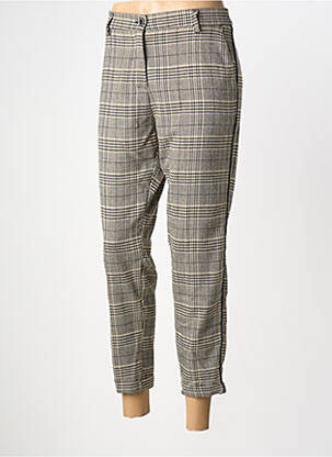 Pantalon 7/8 talie cu cleme mărime normală gri IMPERIAL femeie