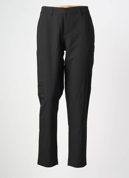 Pantalon chino țesătură poplin mărime normală negru CREAM femme