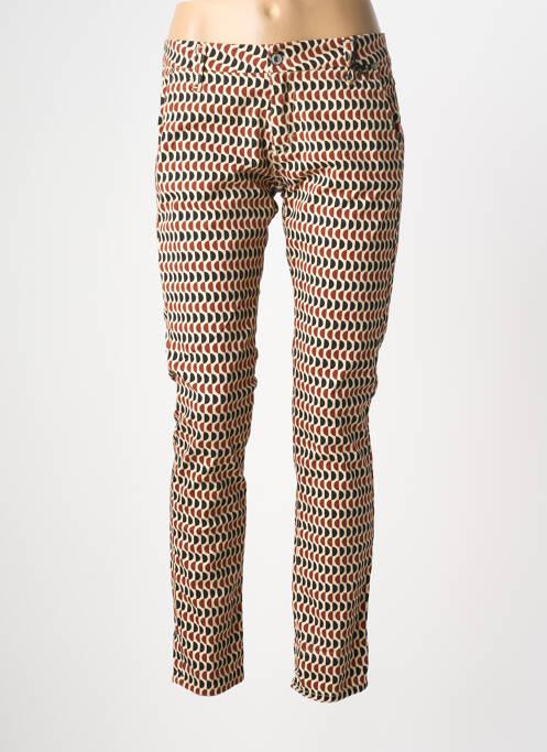 Blugi cu croială slim maro PLEASE femeie