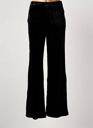Pantalon drept elasticitate talie înaltă negru DROLE DE COPINE femeie