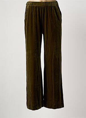 Pantalon larg mărime normală mărime normală verde deschis KARMA KOMA femeie