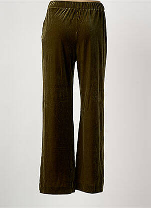 Pantalon larg mărime normală mărime normală verde deschis KARMA KOMA femeie