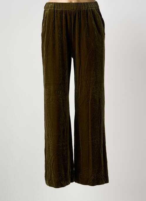 Pantalon larg verde deschis KARMA KOMA femeie