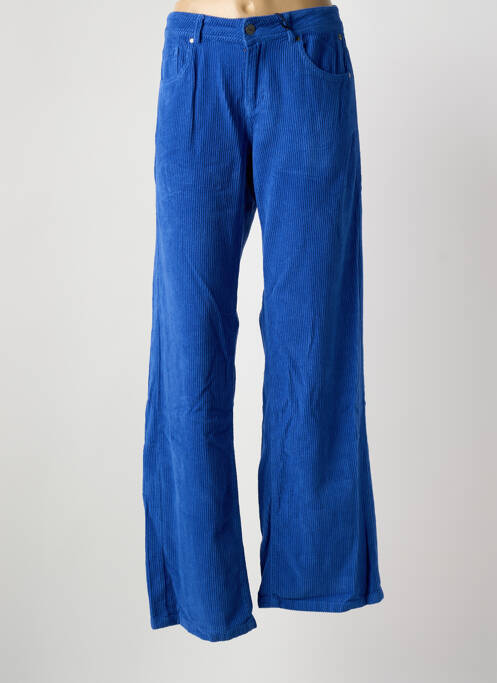 Pantalon larg albastru FREEMAN T.PORTER femeie
