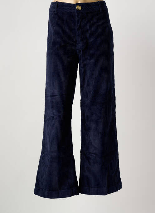 Pantalon evazat albastru F.A.M. femeie