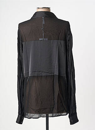 Cămașă țesătură crep mâneci lungi negru IMPERIAL femeie