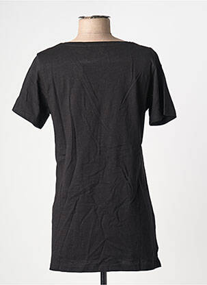 Tricou serigrafie cu strasuri mâneci scurte negru CREAM femeie