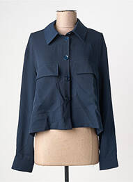 Jachete casual buzunare albastru PLEASE femme
