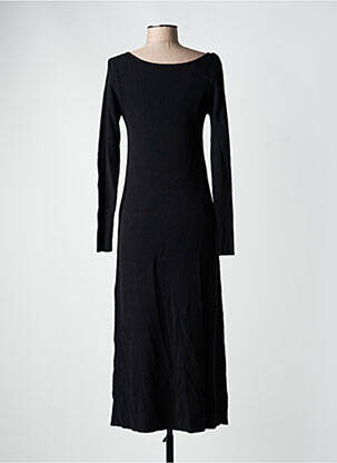 Rochie lungă mâneci lungi mâneci lungi negru GRACE & MILA femeie