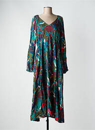 Rochie lungă mâneci lungi mâneci lungi verde WHITE STUFF femeie