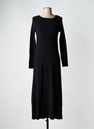 Rochie pulover elasticitate mâneci lungi negru GRACE & MILA femeie