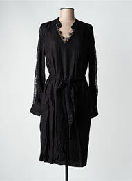 Rochie midi mâneci lungi mâneci lungi negru FREEMAN T.PORTER femme
