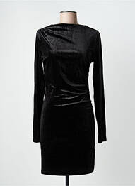 Rochie scurtă închidere cu fermoar la spate mâneci lungi negru GRACE & MILA femeie