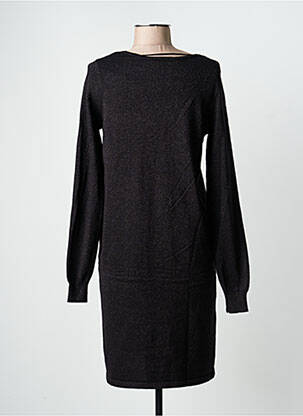 Rochie pulover guler în v mâneci lungi negru VERO MODA femeie