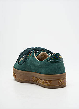Adidași nubuc toc plat până la 3 cm verde NO NAME femeie