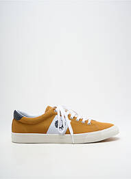 Adidași vârf rotund vârf rotund galben FRED PERRY bărbat