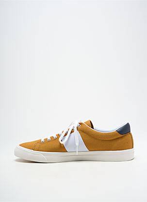 Adidași vârf rotund vârf rotund galben FRED PERRY bărbat