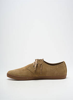 Adidași nubuc vârf rotund bej FRED PERRY bărbat