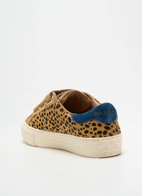 Adidași vârf rotund toc plat până la 3 cm maro NO NAME femme