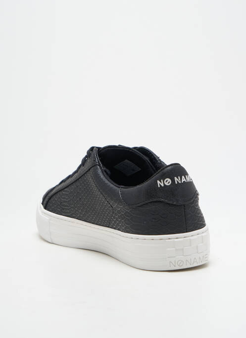 Adidași vârf rotund toc plat până la 3 cm negru NO NAME femme