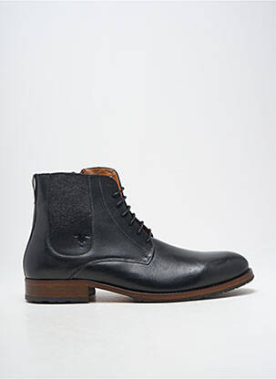 Botine/ghete material neted toc mic negru KOST bărbat
