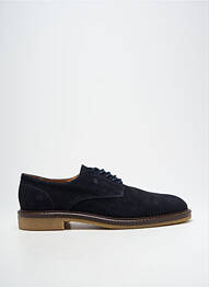Derby-uri nubuc toc mic albastru SELECTED homme