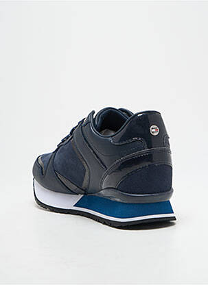 Adidași țesătură satinată vârf rotund albastru TOMMY HILFIGER unisex
