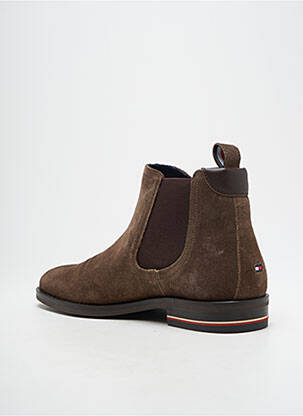 Botine/ghete nubuc toc mic maro TOMMY HILFIGER bărbat