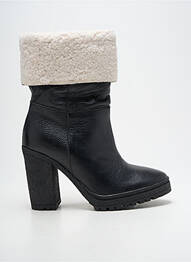 Botine/ghete umplută toc înalt de 10cm și mai mult negru GADEA femeie