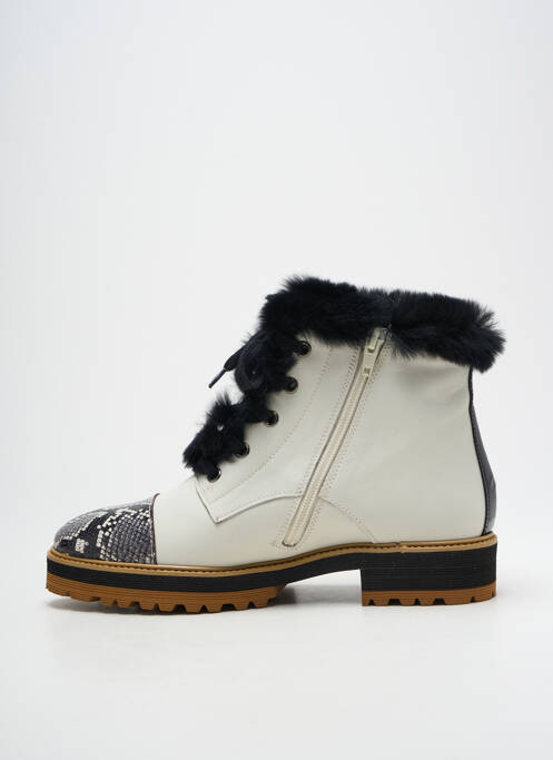 Botine/Ghete alb GADEA femeie