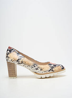 Pantofi cu toc bej GADEA femeie