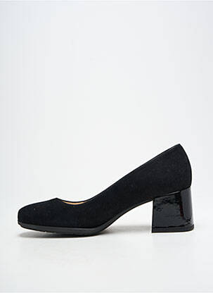 Pantofi cu toc nubuc toc de 4 la 6 cm negru GADEA femeie