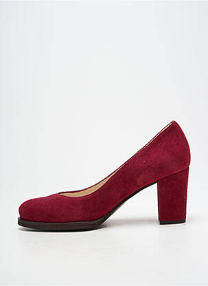 Pantofi cu toc nubuc toc de 7 la 9 cm violet GADEA femeie