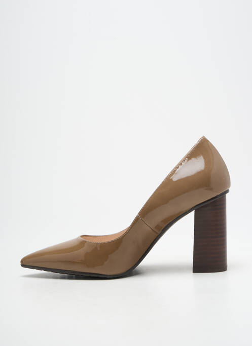 Pantofi cu toc maro LODI femeie
