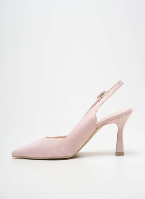 Pantofi cu toc roz LODI femeie