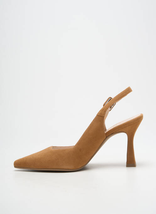 Pantofi cu toc maro LODI femeie