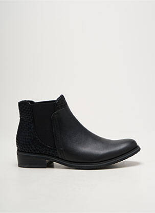 Botine/ghete material neted toc plat până la 3 cm negru FUGITIVE BY FRANCESCO ROSSI femeie